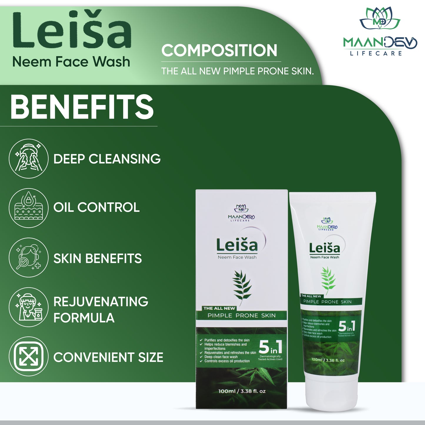 LEISA NEEM FACE WASH