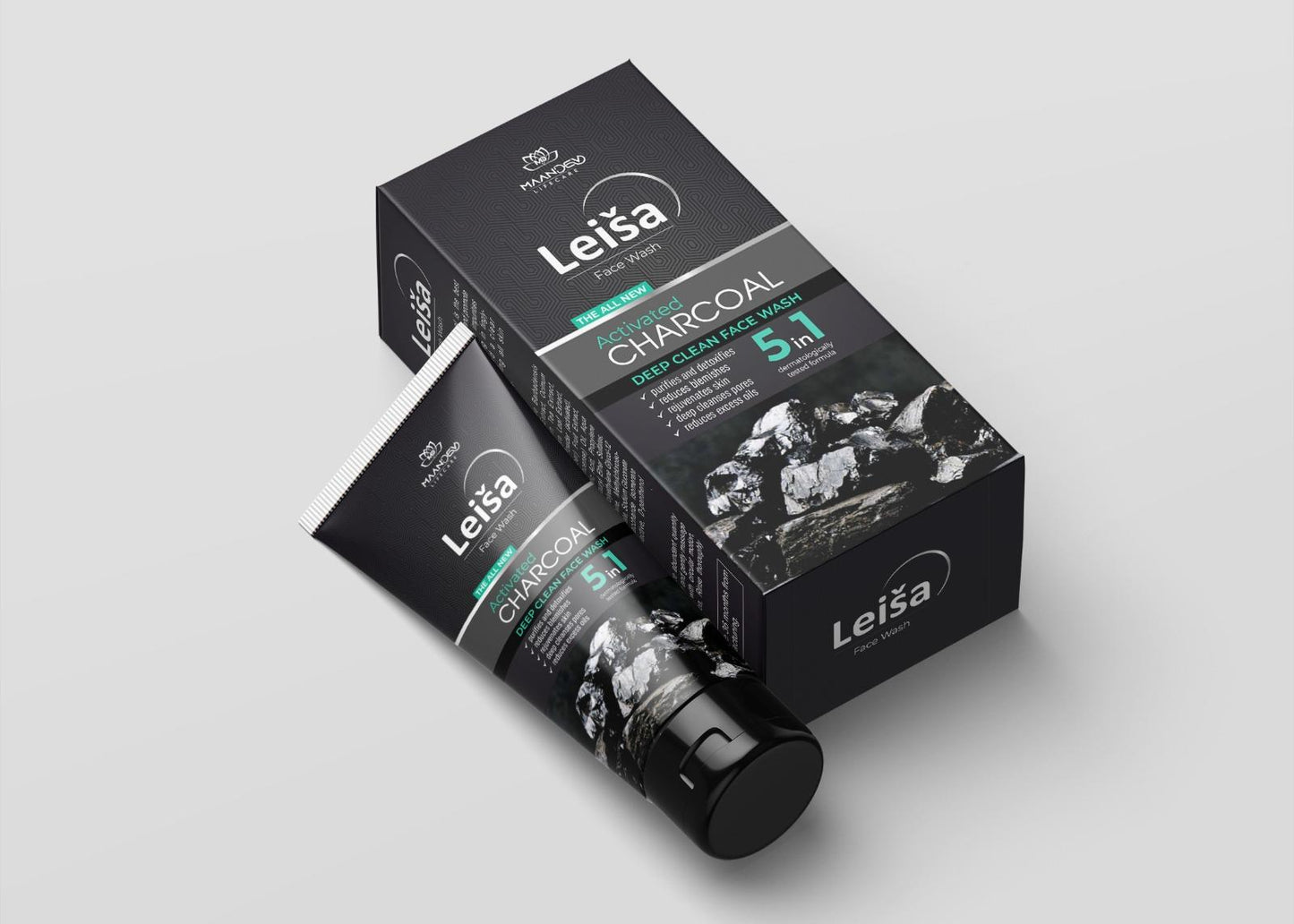 LEISA CHARCOAL FACE WASH