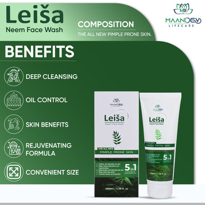 LEISA NEEM FACE WASH