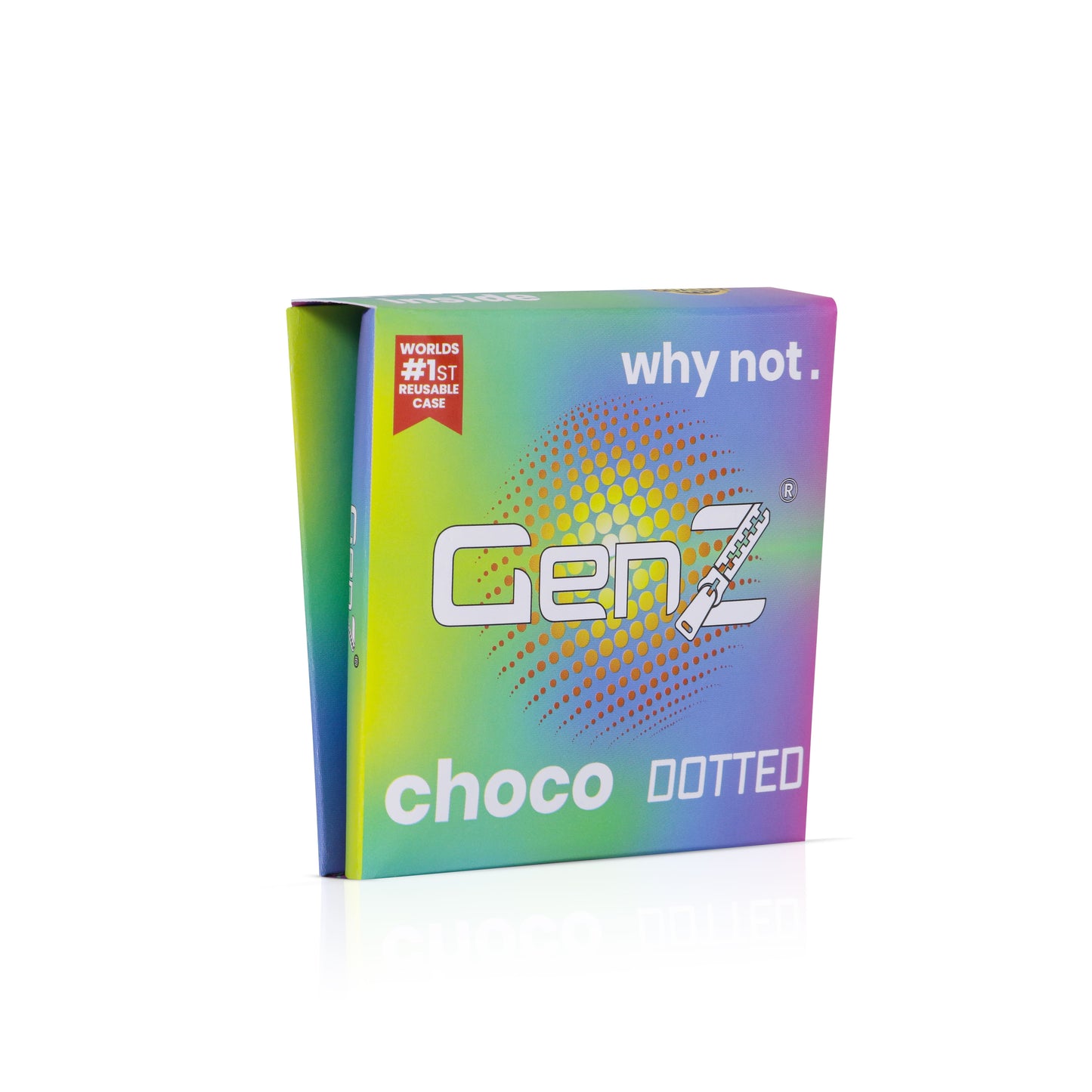 GenZ 3 in 1 Condoms - Ribbed, Contour & Dotted | With Easy Disposal Pouches | Pack of 4